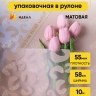 Пленка матовая 55мкм 58см х 10м РЦ Леопард кремовый Пленка матовая 55мкм 58см х 10м РЦ Леопард кремовый