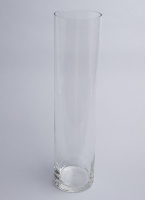Ваза стекло Трубка №1537 Иберетта-500 H50 D12