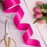 Лента атласная 40мм х 25 ярд JD малиновый