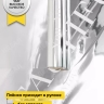Пленка матовая 30мкм 58см х 10м РЦ Beautiful на серебре надпись белый Пленка матовая 30мкм 58см х 10м РЦ Beautiful на серебре надпись белый