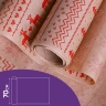 Бумага крафт 40г/м2, 70см x 10м, Орнамент красный Бумага крафт 40г/м2, 70см x 10м, Орнамент красный