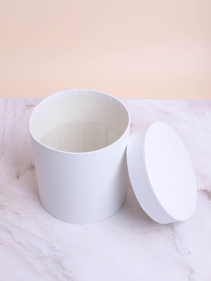 Коробка цилиндр набор из 3шт К d20хh22 - d13,5хh13см белый Коробка цилиндр набор из 3шт К d20хh22 - d13,5хh13см белый