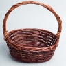 Корзина плетеная (ива) 27х19х27см M-28-7 коричневый темный
