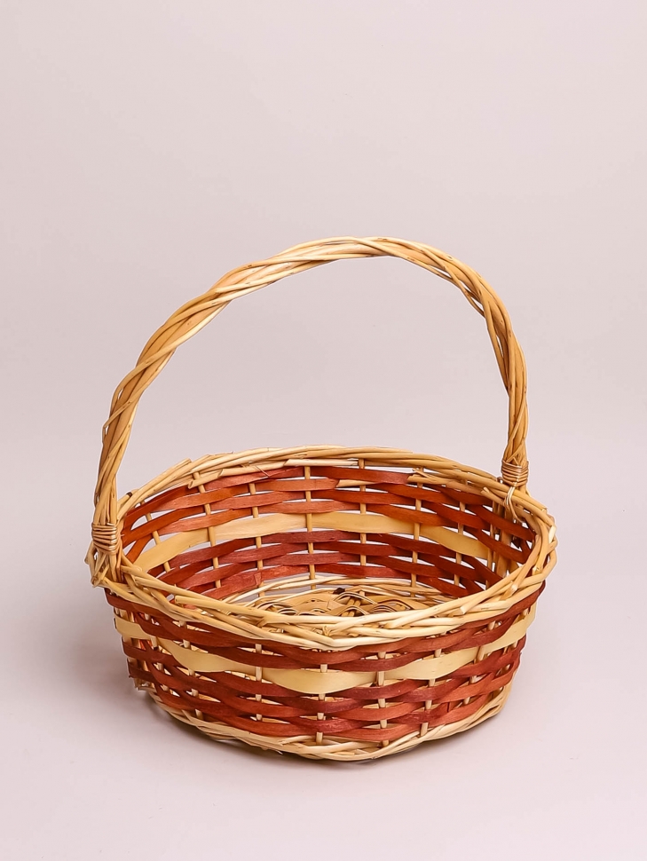 Корзина плетеная (ива) 3шт D40хH16х40см YM-8788203