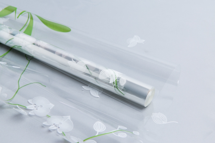 Пленка цветная Орхидея 70см белый