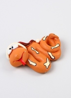 Магнит Змееныш новогодний 6,5см Магнит Змееныш новогодний 6,5см