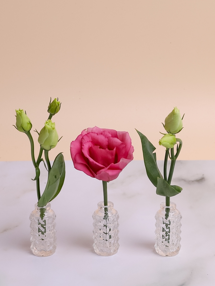 Наполнитель флористический №1793 Пчелка 60шт. прозрачный