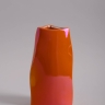 Ваза керамика 18х9,5х9,5см 8212D-07 Перламутр оранжевый
