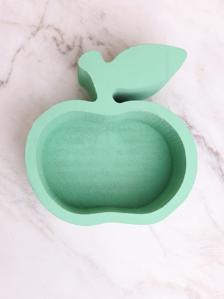 Пенобокс для цветов набор 29х30х12см Яблоко зеленый