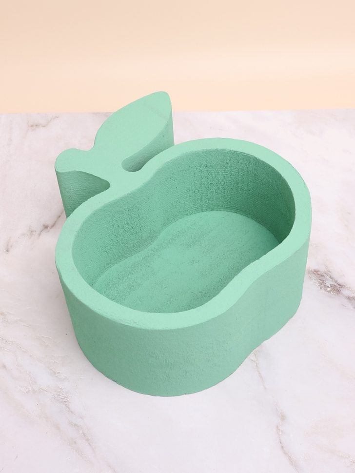 Пенобокс для цветов набор 29х30х12см Яблоко зеленый