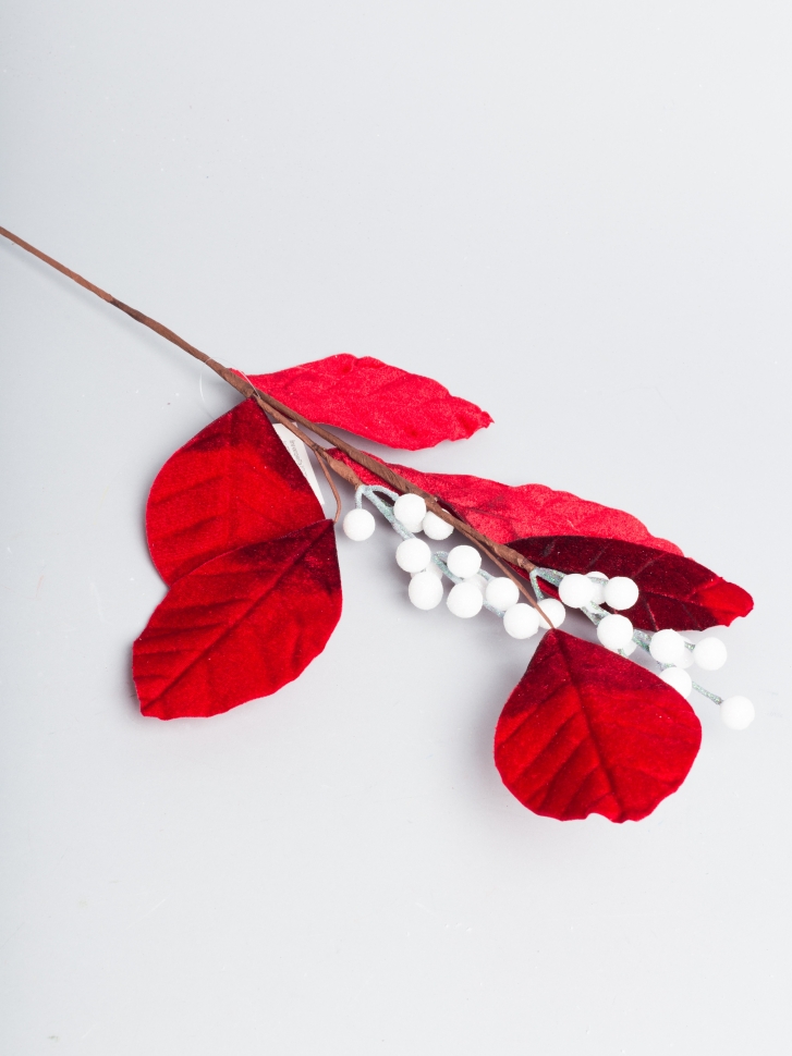 ИЦ Ветка новогодняя 67см XY21-720W белый