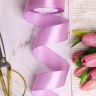Лента атласная 40мм х 25 ярд JD сиреневый светлый Лента атласная 40мм х 25 ярд JD сиреневый светлый