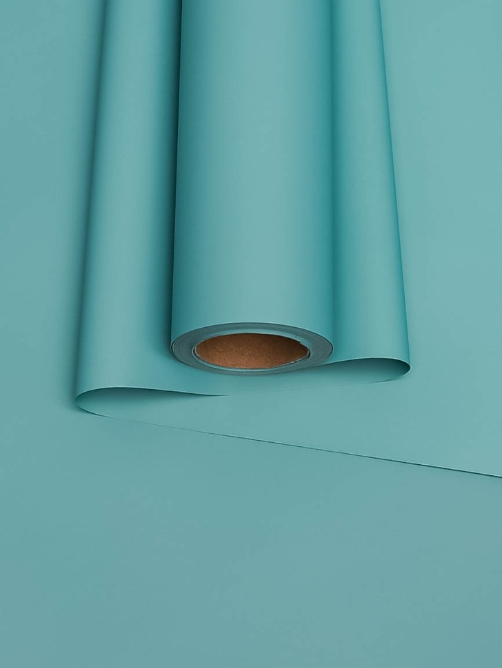 Пленка матовая 65мкм 50см х 10м Пралине изумрудный