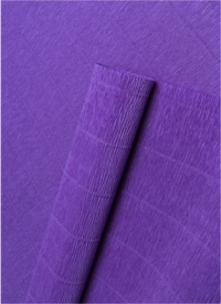 Бумага гофрированная простая, 180гр 17Е/2 ярко-фиолетовая