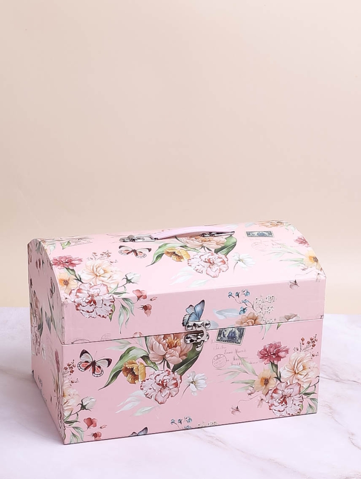 Коробка сундучок 22x15x15см CN230721-2-4 розовый Коробка сундучок 22x15x15см CN230721-2-4 розовый