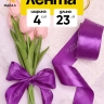 Лента атласная 40мм х 25 ярд JD фиолетовый Лента атласная 40мм х 25 ярд JD фиолетовый