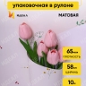 Пленка матовая 65мкм 58см х 10м РЦ Зеленый Луг кремовый Пленка матовая 65мкм 58см х 10м РЦ Зеленый Луг кремовый