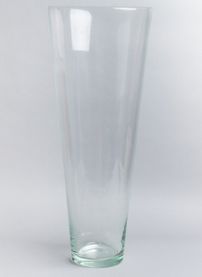 Ваза стекло Коническая №2334 D27,5х h70см Чикаго
