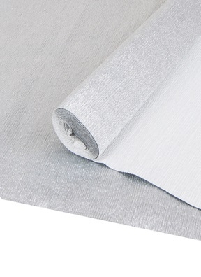 Бумага гофрированная металл, 140гр 912 серебряная