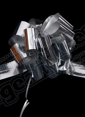 Бант шар металл 50, 10шт. серебряный