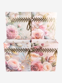 Сумочка Цветы 151 26х32x10см микс