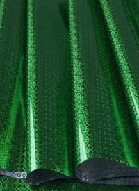 Пленка для подарков голография 70 х 8м 30мкм зеленый	