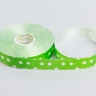 Лента простая 2/50 горох салатовая