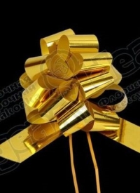 Бант шар металл 50, 10шт. золотой