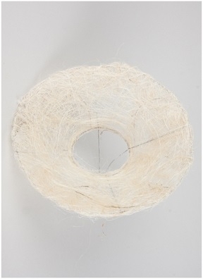 Каркас для букета сизаль гладкий 25см белый Каркас для букета сизаль гладкий 25см белый