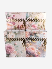 Сумочка Цветы 151 30х41,5x12см микс