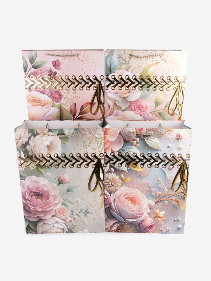 Сумочка Цветы 151 30х41,5x12см микс