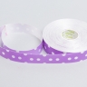 Лента простая 2/50 горох сиреневая