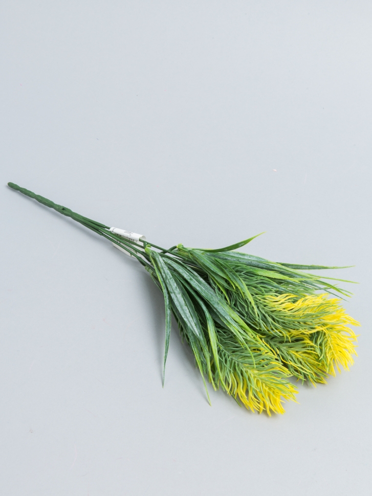 ИЦ Букет Колоски 35см 5 веток желтый ИЦ Букет Колоски 35см 5 веток желтый