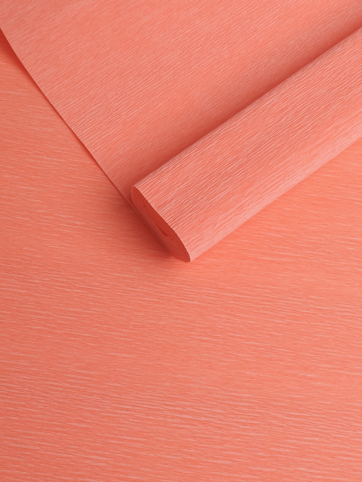 Бумага гофрированная простая, 180гр 617 лососевый Бумага гофрированная простая, 180гр 617 лососевый