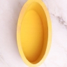 Пенобокс для цветов 16х15х10см Овальный перламутр желтый