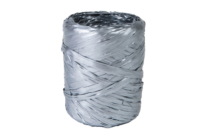 Рафия синтетическая, 200м PL 03 серебряная Рафия синтетическая, 200м PL 03 серебряная