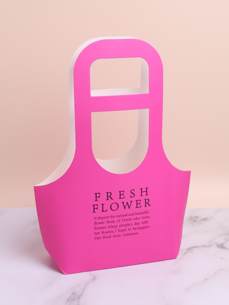 Плайм пакет для цветов 17х7,5х32,5см фуксия