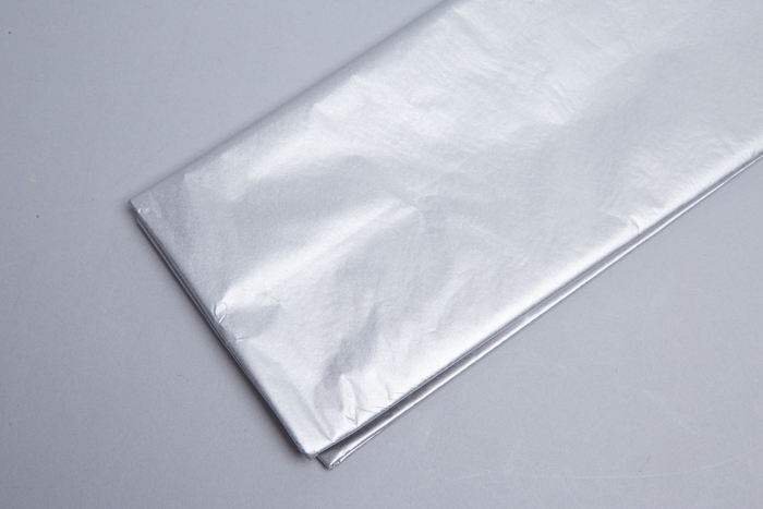 Бумага тишью 50х66см,10 лист. серебро Бумага тишью 50х66см,10 лист. серебро