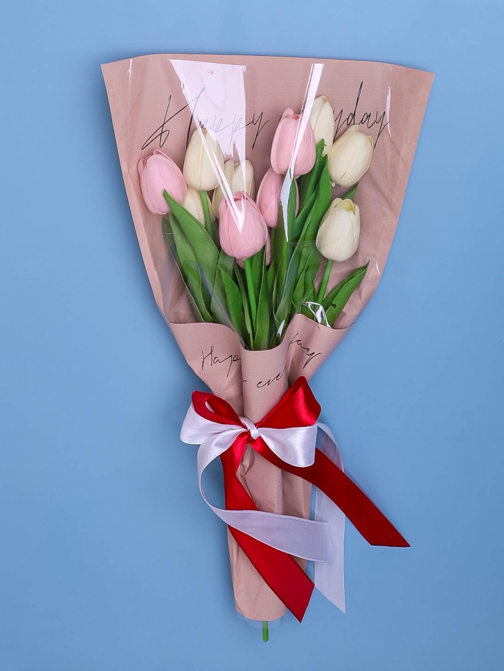 Пакет цветочный Конус 28х13х44 влагостойкий крафт Happy every day пудра 20 шт Пакет цветочный Конус 28х13х44 влагостойкий крафт Happy every day пудра 20 шт