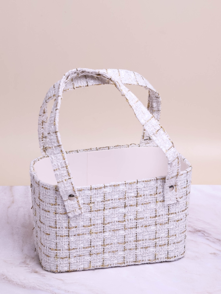 Коробка-сумка 20х11х12,5см белый Коробка-сумка 20х11х12,5см белый