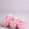 Коробка Сердце набор из 3шт 22,2х19,5х9см CN22112102 розовый