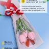 Пакет цветочный Рукав 14х40 на 1цветок Love you пудра 10 шт Пакет цветочный Рукав 14х40 на 1цветок Love you пудра 10 шт
