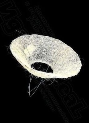 Каркас для букета сизаль гладкий 25см кремовый Каркас для букета сизаль гладкий 25см кремовый