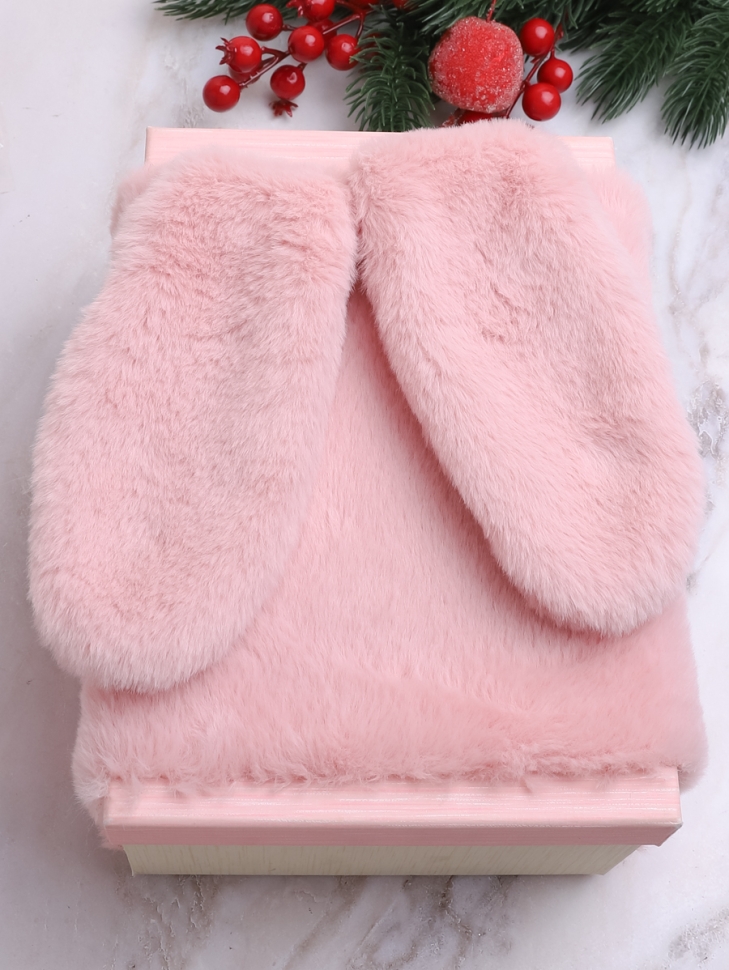 Чехол на коробку с ушками 70х20см розовый