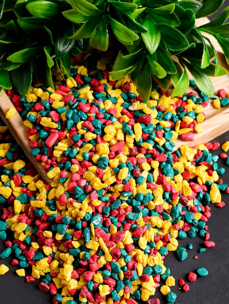 Грунт смесь цветная 1кг 3-5мм №10 Грунт смесь цветная 1кг 3-5мм №10