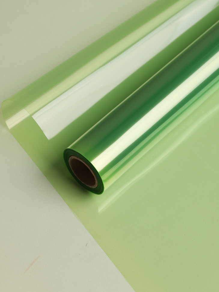 Пленка цветная 45 мкм 58см х 10м гласс зеленый
