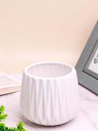 Ваза керамика 14х12,5см LZL-78 белый