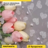 Пленка цветная Сердца Love is 70см белый Пленка цветная Сердца Love is 70см белый