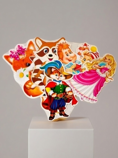 Плакат фигурный 49,9 x34,2см 0-25 10шт
