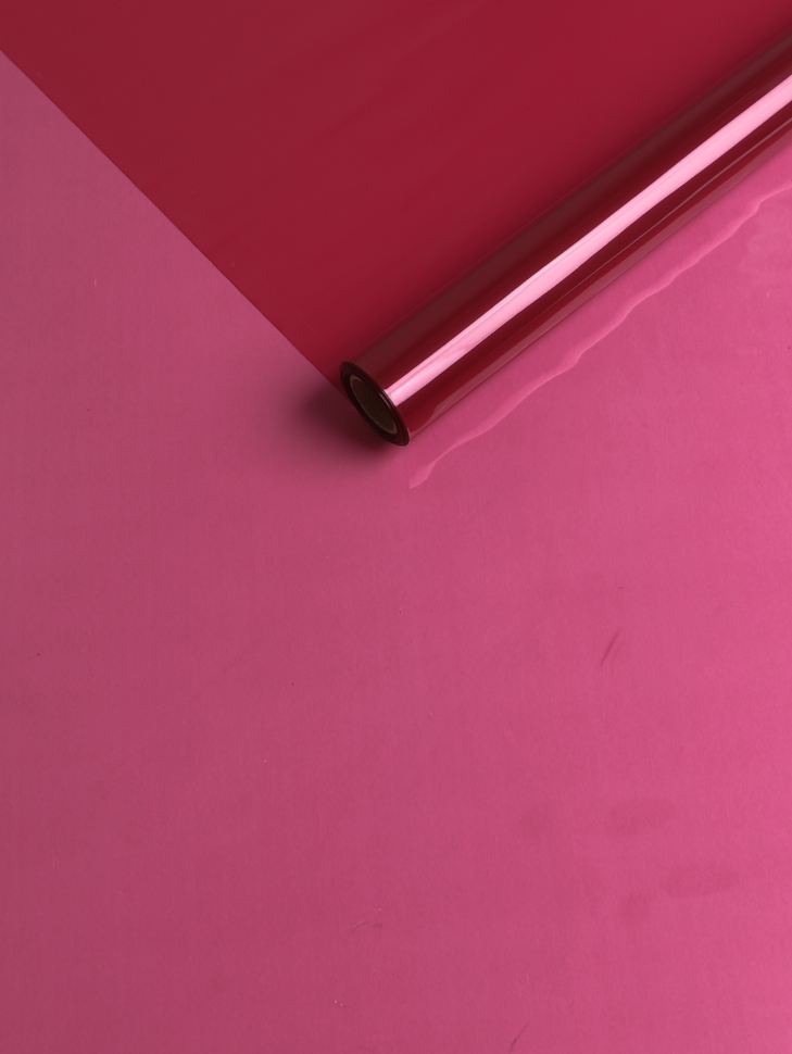 Пленка цветная 45 мкм 58см х 10м гласс красный Пленка цветная 45 мкм 58см х 10м гласс красный